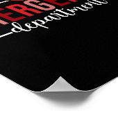Noodhulpafdeling door Aishopi Valentijnsdag EM Poster (Hoek)