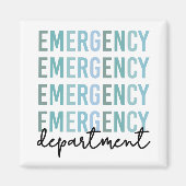 Noodhulpafdeling | ER Zuster | ER Tech Magneet (Voorkant)