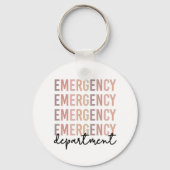 Noodhulpafdeling | ER Zuster | ER Tech Sleutelhanger (Voorkant)