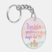 Noodhulpsleutelhanger Sleutelhanger (Voorkant Links)