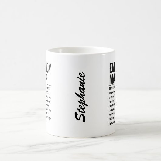 Noodhulpverlener Koffiemok (Center)