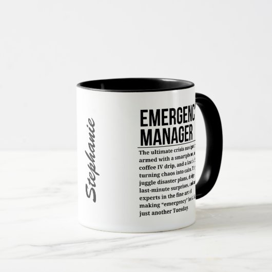 Noodhulpverlener Mok (Voorkant rechts)