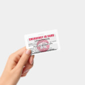 NoodID Medische kaart Badge (Handheld)