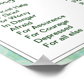 Noodinformatiescripts voor aanmoediging poster (Hoek)