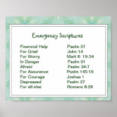 Noodinformatiescripts voor aanmoediging poster (Voorkant)