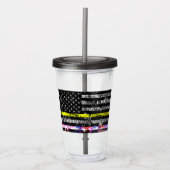 Noodinterventie-instructies Acryl Drinkbeker (Voorkant)