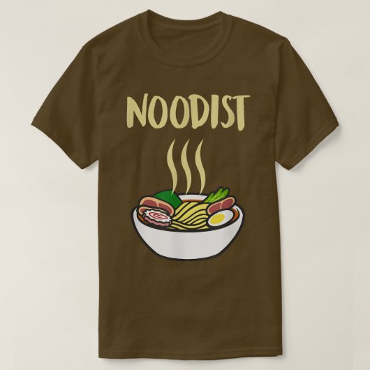 Noodist Ramen Funny Noodle Foodie Long Sleeves Gif T-shirt (Design voorkant)