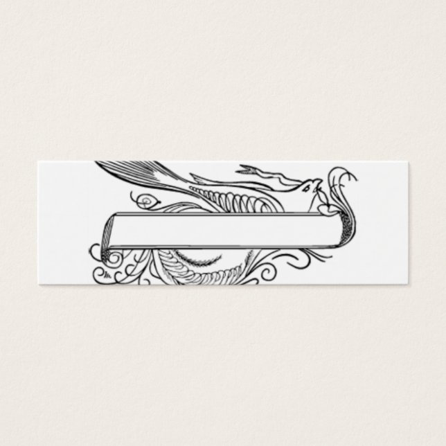 noodkaart mini visitekaartjes (Voorkant)