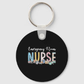 Noodkamer Verpleegkundige Gift Idee Sleutelhanger (Voorkant)