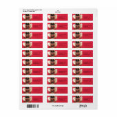 Noodkraker met kerst etiket (Full Sheet)