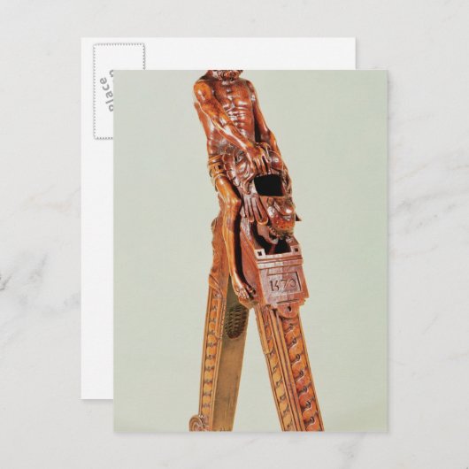 Noodkrakers in de vorm van een man briefkaart (Voorkant / Achterkant)