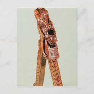 Noodkrakers in de vorm van een man briefkaart