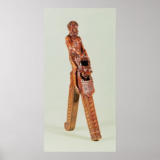 Noodkrakers in de vorm van een man poster (Voorkant)