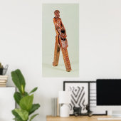 Noodkrakers in de vorm van een man poster (Thuiskantoor)