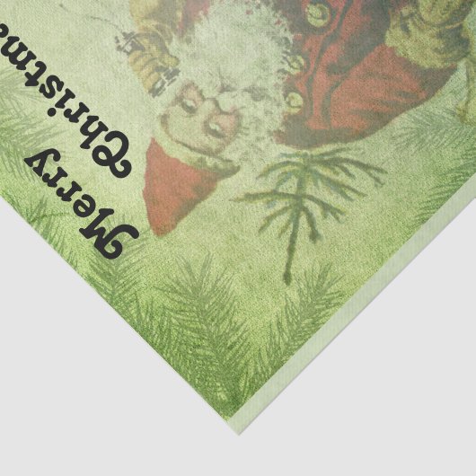 noodkreeft Evergreen Tissuepapier (Detail)