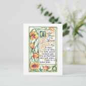  noodkreukelaar met Gold Tulips Feestdagenkaart (Staand voorkant)