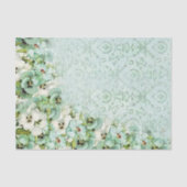  noodkreukeling Floral achtergrond groen Tissuepapier (Voorkant)
