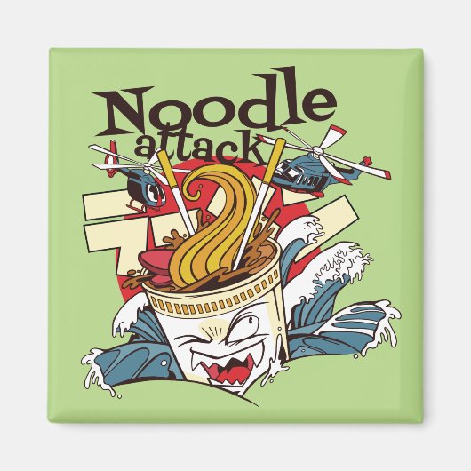 Noodle Aanval Magneet (Voorkant)
