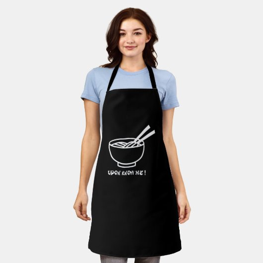Noodle Aprons | Udon Know Me - Funny Apron Schort (Gedragen)