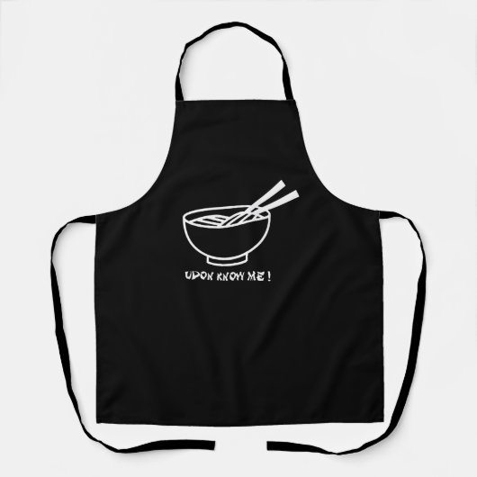 Noodle Aprons | Udon Know Me - Funny Apron Schort (Voorkant)