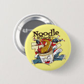 Noodle Attack Ronde Button 5,7 Cm (Voorkant /achterkant)