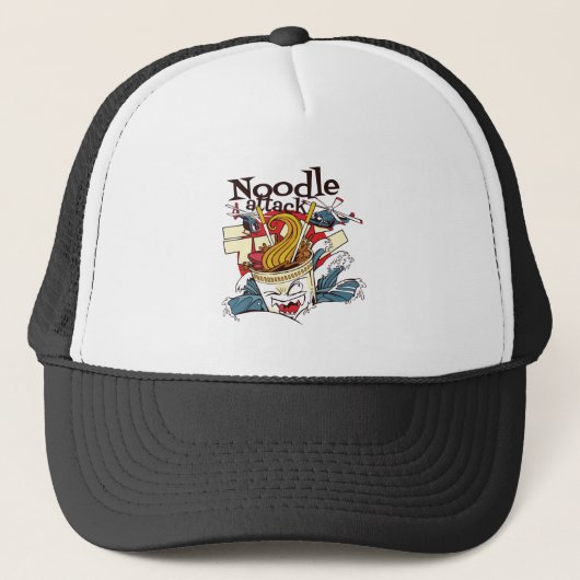 Noodle Attack Trucker Pet (Voorkant)