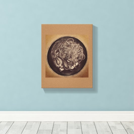 Noodle Bowl Canvas (Insitu (Houten vloer))