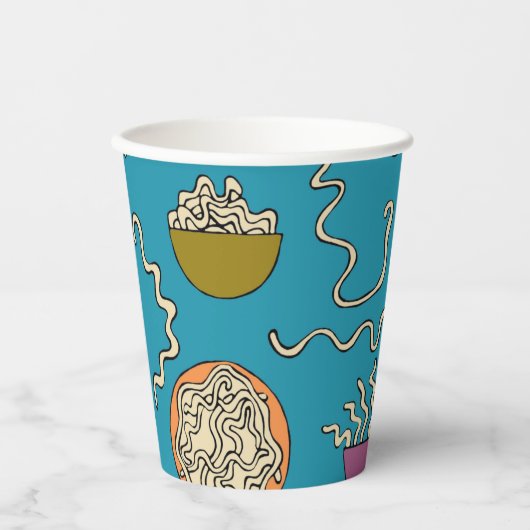Noodle Bowl Papieren Bekers (Voorkant)