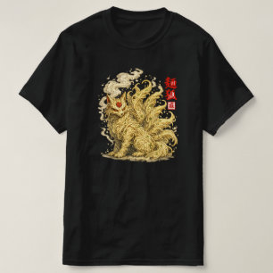 Noodle Kitsune – Japanse Vossegeest Gemaakt van Ra T-shirt