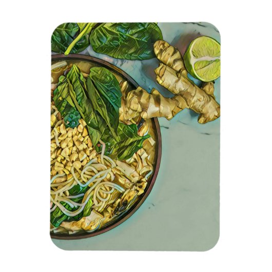 Noodle-mingeschenkje Magneet (Verticaal)