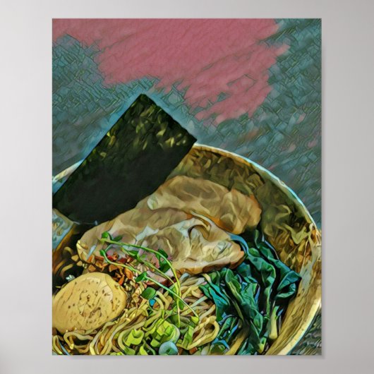 Noodle-mingeschenkje Poster (Voorkant)