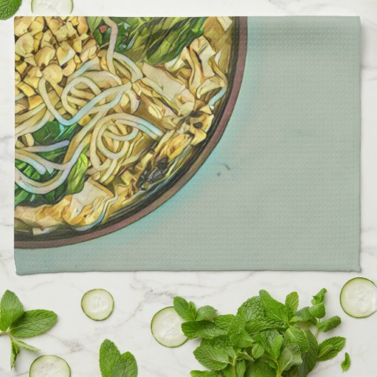 Noodle-mingeschenkje Theedoek (Gevouwen)