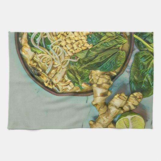 Noodle-mingeschenkje Theedoek (Horizontaal)