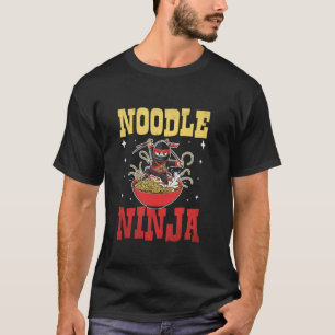 Noodle Ninja Noedels Soepkom T-shirt
