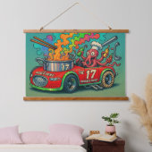 Noodle Nuke (Ramen Rocket) Hangend Wandkleed (Slaapkamer)