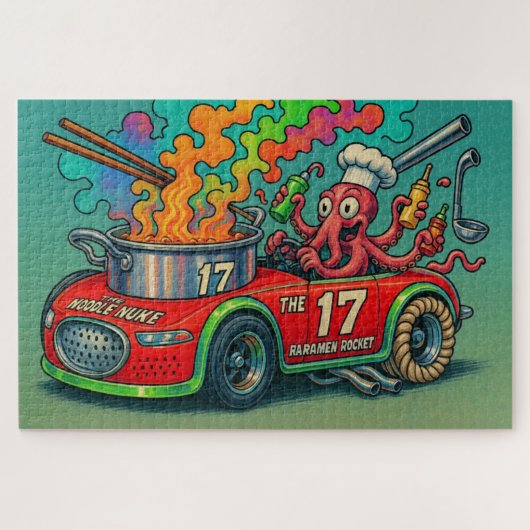 Noodle Nuke (Ramen Rocket) Legpuzzel (Horizontaal)