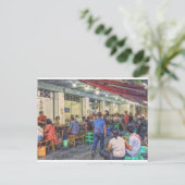 Noodle Stand Chengdu China Briefkaart (Staand voorkant)