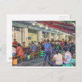 Noodle Stand Chengdu China Briefkaart (Voorkant / Achterkant)