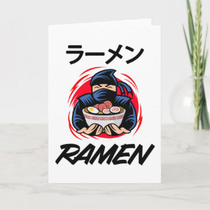 Noodles Anime Manga Funny Cute Japan Otaku Ninja Kaart