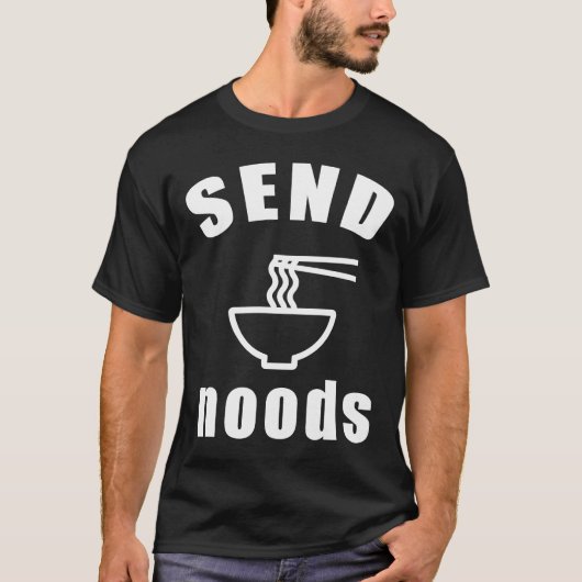 Noodles Costume Outfit Send Noods T-shirt (Voorkant)