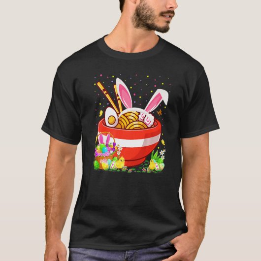 Noodles Easter Egg Hunt Bunny Noodles Easter T-shirt (Voorkant)