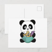 Noodles Japans Noodles Halloween Panda Ramen Briefkaart (Voorkant / Achterkant)