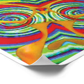 Noodles Kinetic Collage Kaleidoscope Poster (Hoek)