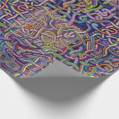 Noodles Maze Design Cadeaupapier (Hoek)