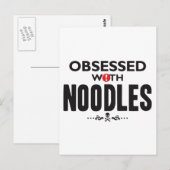Noodles Obssed Briefkaart (Voorkant / Achterkant)