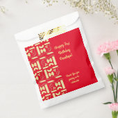 Noodles Pasta Kind 1e verjaardag Italiaanse Bedankzakje (Gezegeld)