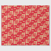 Noodles Pasta Kind 1e verjaardag Italiaanse Cadeaupapier (Vlak)