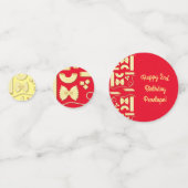 Noodles Pasta Kind 1e verjaardag Italiaanse Confetti (Voorkanten)