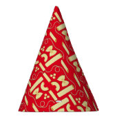 Noodles Pasta Kind 1e verjaardag Italiaanse Feesthoedjes (Rechts)