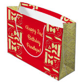 Noodles Pasta Kind 1e verjaardag Italiaanse Groot Cadeauzakje (Achterkant Gekanteld)